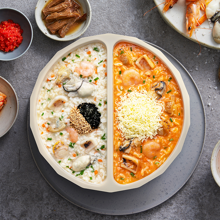 Rose Seafood Porridge
